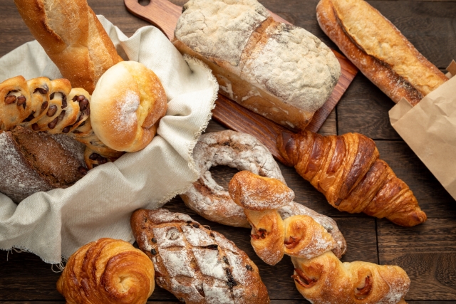 色々な種類のパン